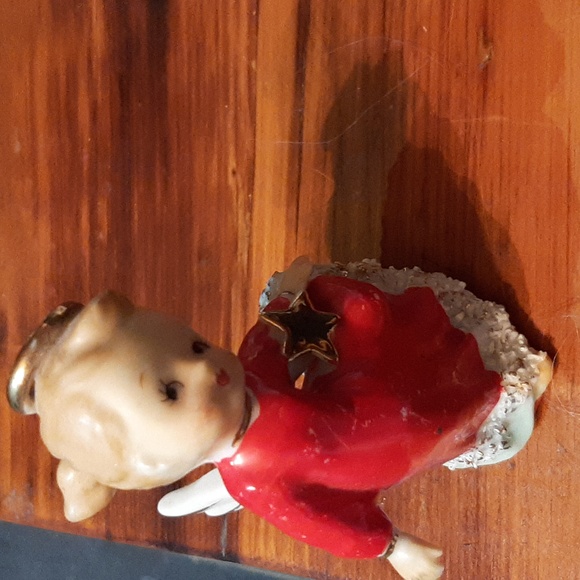 Vintage Christmas angel figurine 50s or 40s 4 3/8" - Picture 4 of 5